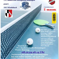 60 Jahre Tischtennis in Hemmingen